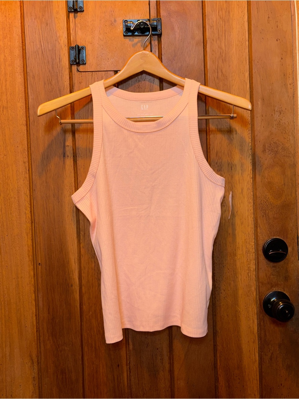 GAP Peach Ribbed Tank Top